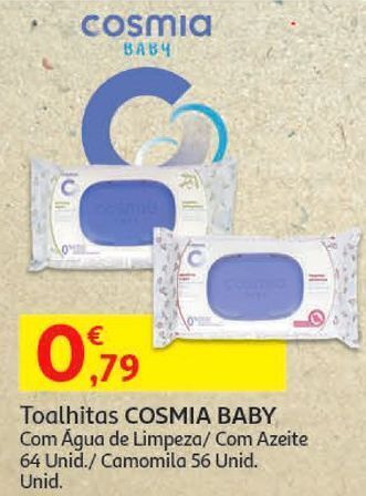 Auchan Toalhitas cosmia baby promoção