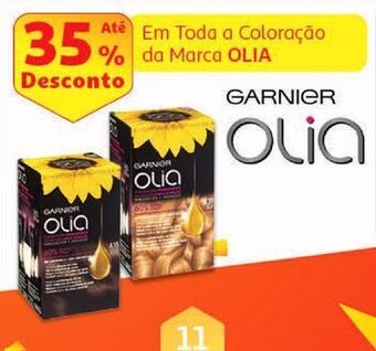 Auchan Coloração olia garnier promoção