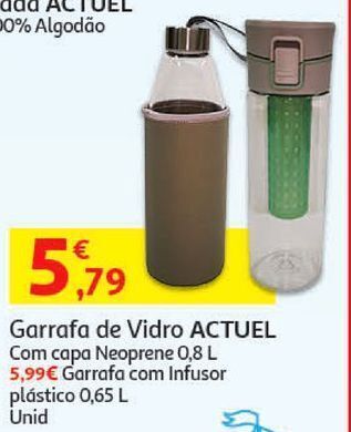 Auchan Garrafa vidro borosilic actuel promoção