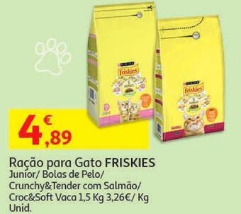 Auchan Ração gato friskies promoção