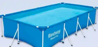 Auchan Piscina rectangular:c/bomba 400x211x81 cm promoção