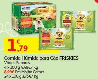 Auchan Comida húmida cão ad friskies promoção