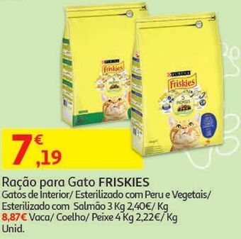Auchan Ração gato friskies promoção