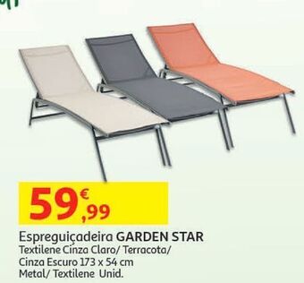 Auchan Espreguiçadeira garden star promoção