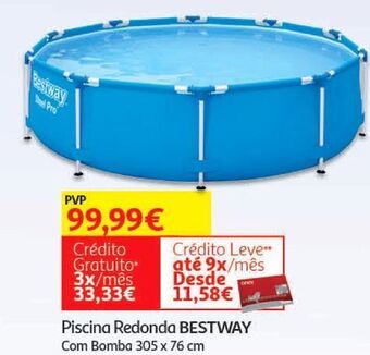 Piscina redonda bomba bestway:220-240v diam 305x76cm