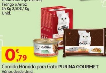 Auchan Comida húmida gato gourmet promoção