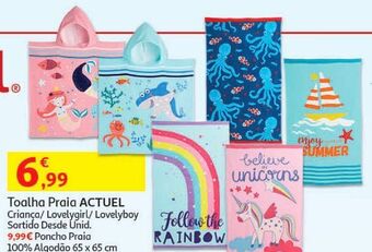 Auchan Poncho praia veludo actuel promoção