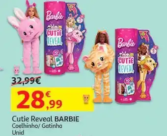 Auchan Cutie reveal - coelhinho barbie promoção