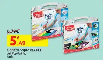Auchan Caneta sopro art pop maped promoção