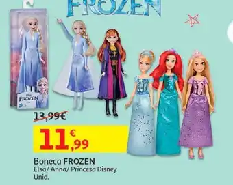 Auchan Boneca elsa frozen promoção