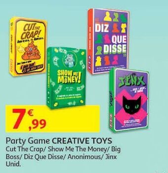 Auchan Party game creative toys promoção