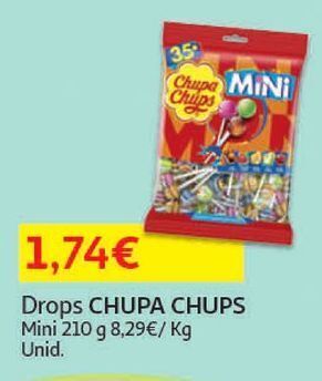 Drops chupa chups:mini 210g