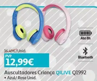 Auscultadores criança qilive