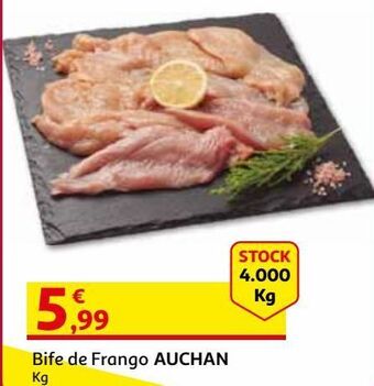 Auchan Bife de frango auchan kg promoção