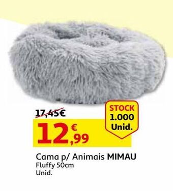 Auchan Cama para animais mimau fluffy 50 cm promoção