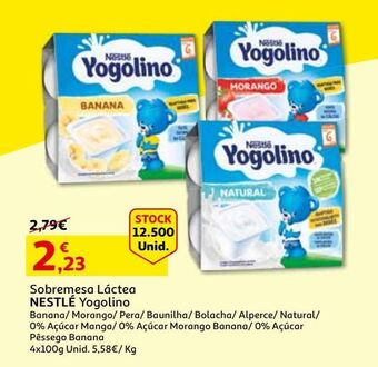 Auchan Sobremesa láctea nestlé yogolino promoção