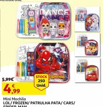 Auchan Mini mochila promoção