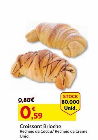 Auchan Croissant brioche promoção