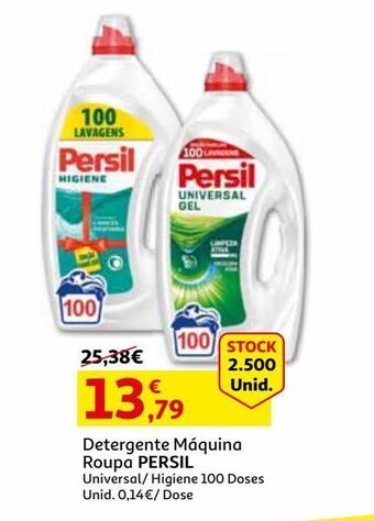 Auchan Detergente máquina roupa persil promoção