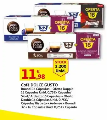 Auchan Café dolce gusto promoção