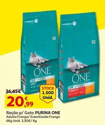 Auchan Ração p/ gato one promoção