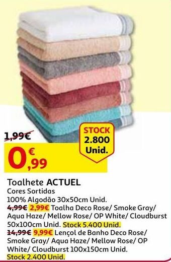 Auchan Toalhete actuel promoção