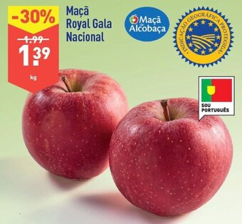 ALDI Maçã Royal Gala Nacional promoção