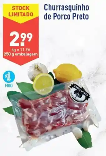 ALDI Churrasquinho de Porco Preto 250g promoção