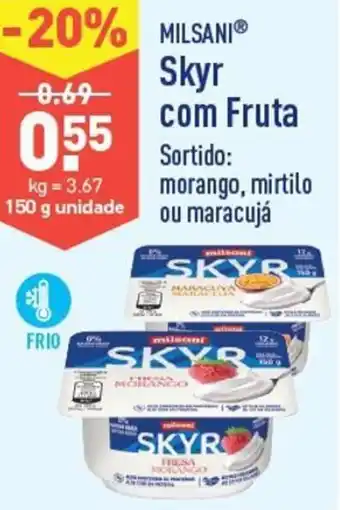 Milsani Skyr com Fruta 150g