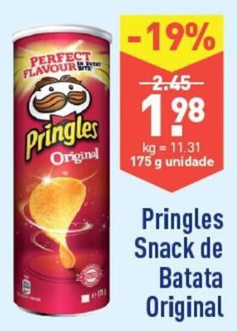 ALDI Pringles Snack de Batata Original 175g promoção