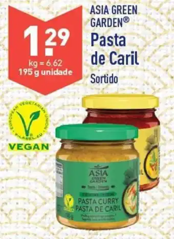ALDI Asia Green Garden Pasta de Caril Sortido 195g promoção