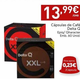 Amanhecer Cápsulas de café delta q promoção