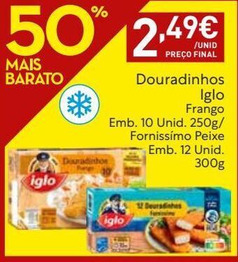 Amanhecer Nuggets de frango iglo promoção