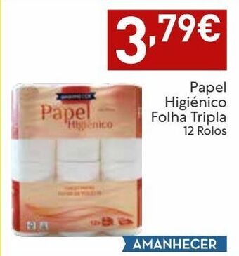 Papel higiênico amanhecer