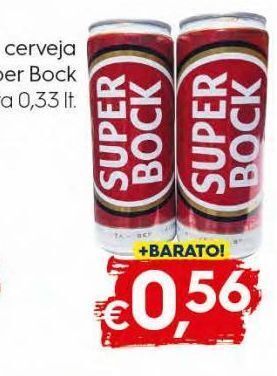 Bolama Cerveja super bock promoção