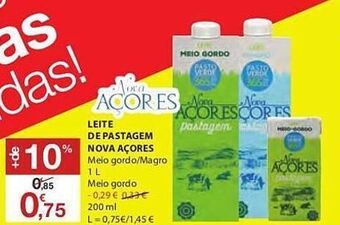 E.Leclerc Leite nova açores promoção