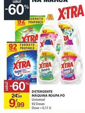 E.Leclerc Detergente líquido x-tra promoção