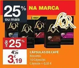 Cápsulas de café l'or
