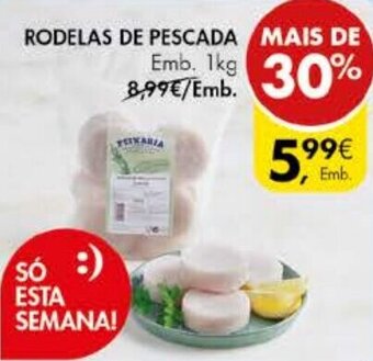 Pingo Doce Rodelas de Pescada 1kg promoção