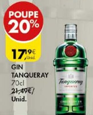 Pingo Doce Gin Tanqueray 70cl promoção
