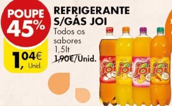 Pingo Doce Refrigerante s/Gás Joi 1,5lt promoção