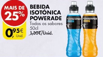 Pingo Doce Bebida Isotónica Powerade 50cl promoção