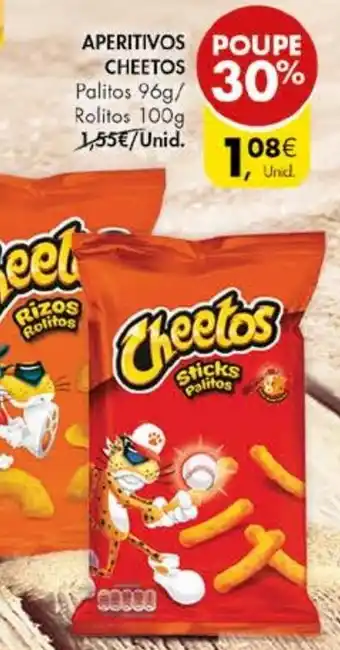 Pingo Doce Aperitivos Cheetos 96g / 100g promoção