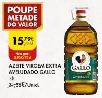 Pingo Doce Azeite Virgem Extra Aveludado Gallo 3lt promoção
