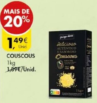 Pingo Doce Couscous Pingo Doce 1kg promoção