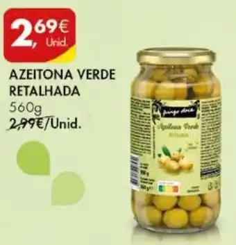 Pingo Doce Azeitona Verde Retalhada 560g promoção