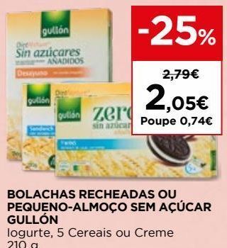 El Corte Inglés Bolacha recheada gullon promoção