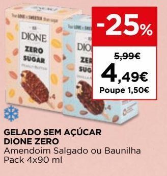 El Corte Inglés Gelado sem açucar promoção