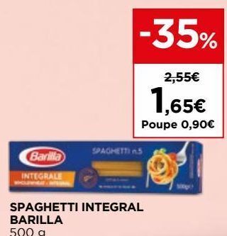 El Corte Inglés Macarrão barilla promoção