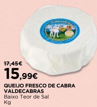 El Corte Inglés Queijo fresco promoção